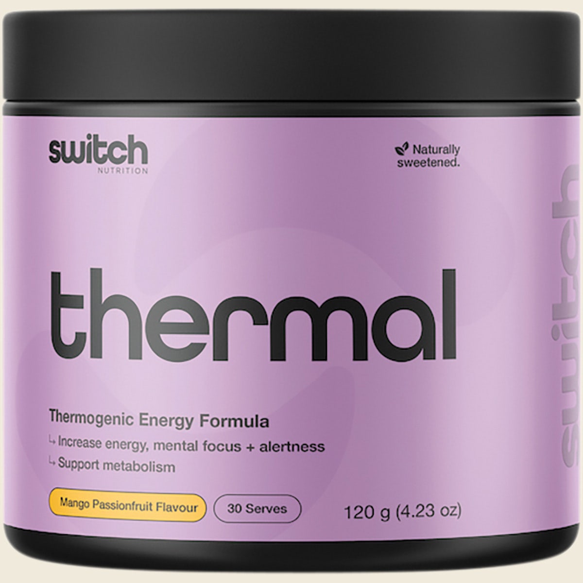 Switch Nutrition Thermal Thermogenic Energy Formula Mango Passionfruit 120g