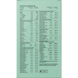 Switch Nutrition Greens Sachets Cloudy Apple 20x5g – back label
