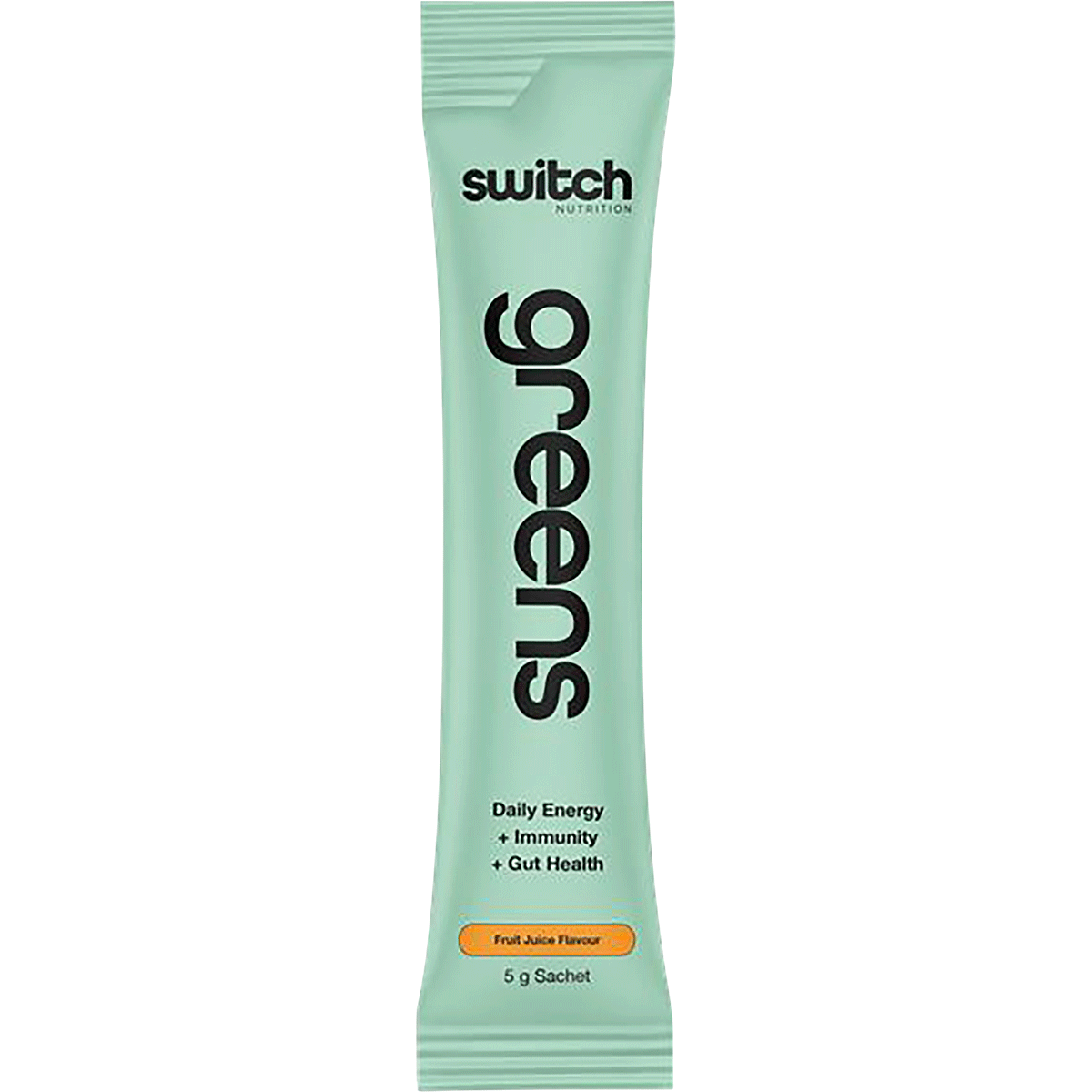 Switch Nutrition Greens Sachets Fruit Juice 20x5g – front packaging