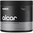 Switch Nutrition Alcar 100% Pure Acetyl L-Carnitine 60 Caps – front packaging