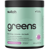 Switch Nutrition Greens Mango Passionfruit 250g – front packaging