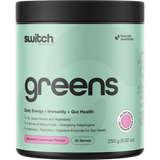 Switch Nutrition Greens Raspberry Lemonade 250g – front packaging
