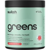 Switch Nutrition Greens Strawberry Kiwi 250g – front packaging