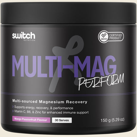 Switch Nutrition Perform Hasta Multi-Mag Mango Passionfruit 150g Front