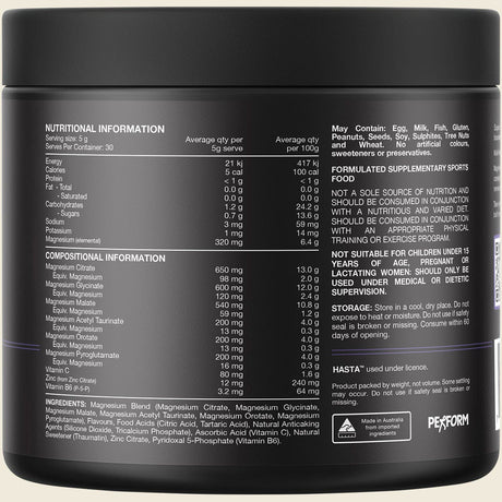 Switch Nutrition Perform Hasta Multi-Mag Watermelon 150g Back
