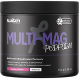 Switch Nutrition Perform Hasta Multi-Mag Raspberry 150g – front packaging