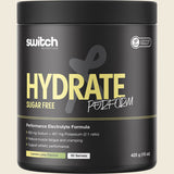 Switch Nutrition Perform Hasta Hydrate Sugar Free Lemon Lime 425g Front