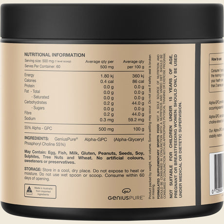 Switch Nutrition Alpha GPC 30g