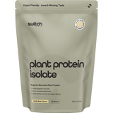 Switch Nutrition Organic Protein Sprouted Plant Vanilla Bean 900g – front packaging