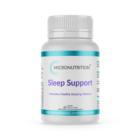 Micronutrition Sleep Support 60 Vege Caps Front