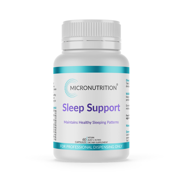 Micronutrition Sleep Support 60 Vege Caps Front