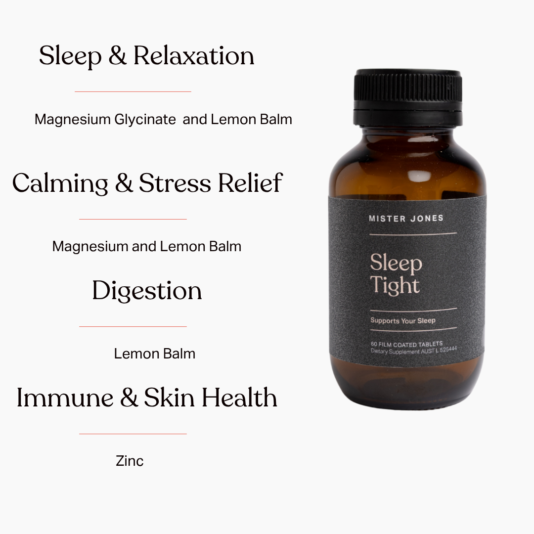 Mister Jones Sleep Tight 60 Tablets additional information
