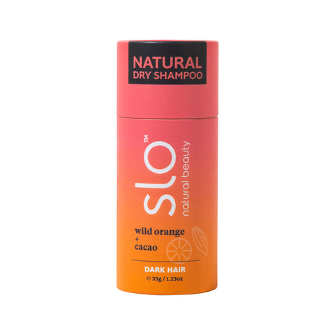 Slo Natural Beauty Natural Dry Shampoo Dark Hair Wild Orange + Cacao 35g