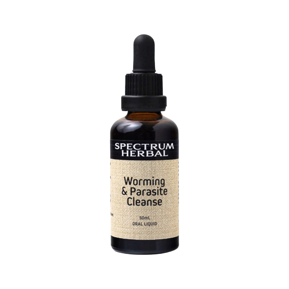 Spectrum Herbal Worming and Parasite Cleanse 50ml front
