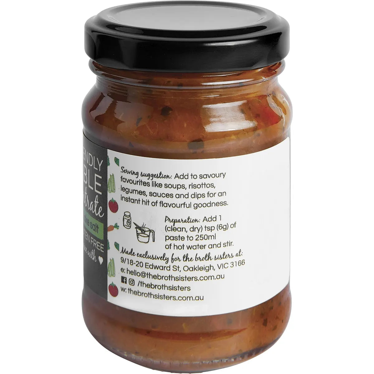 The Broth Sisters Vegetable Stock Concentrate 170g