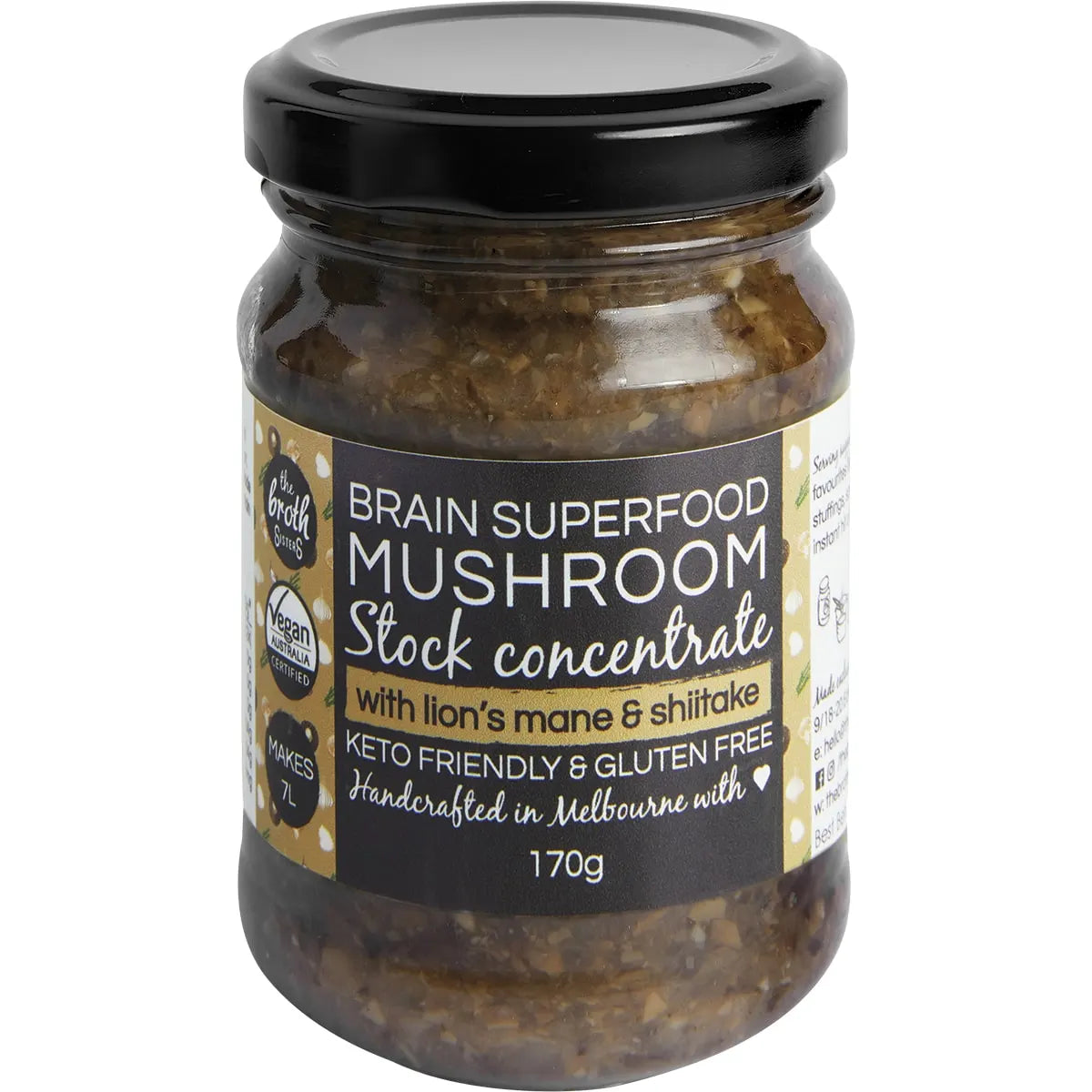 The Broth Sisters Superfood Mushroom Stock Concentrate 170g