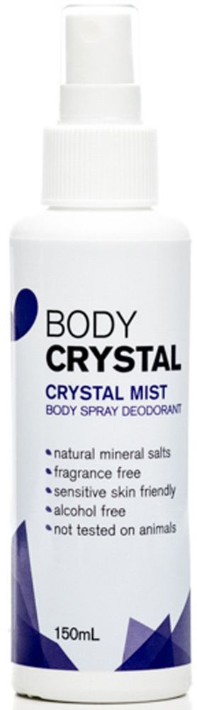 Body Crystal Mist Fragrance Free 150ml Front