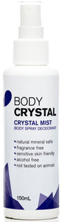 Body Crystal Mist Fragrance Free 150ml Front