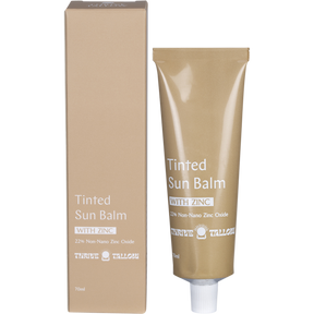 Thrive Tallow Tinted Sun Balm with Zinc 70ml - product and packaging