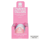 Thrive Tallow Tallow Based Lip Balm 35ml - display packaging