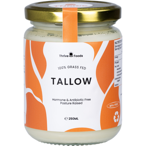 Thrive Tallow 100% Grass Fed Tallow 250ml