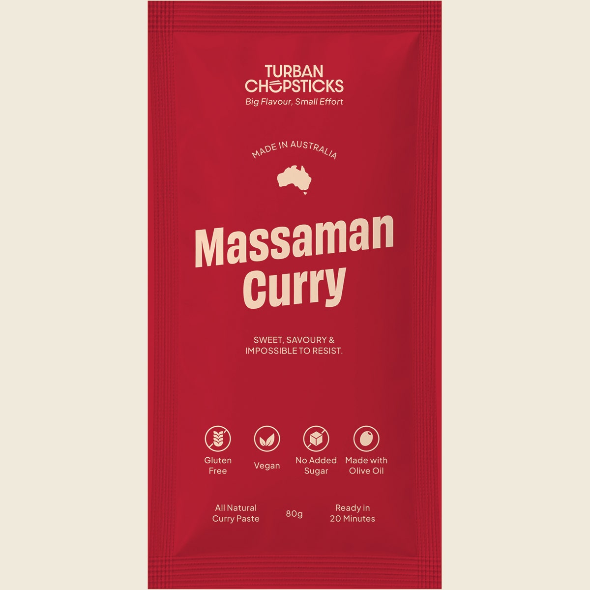 Turban Chopsticks Massaman Curry paste 80g additional product image
