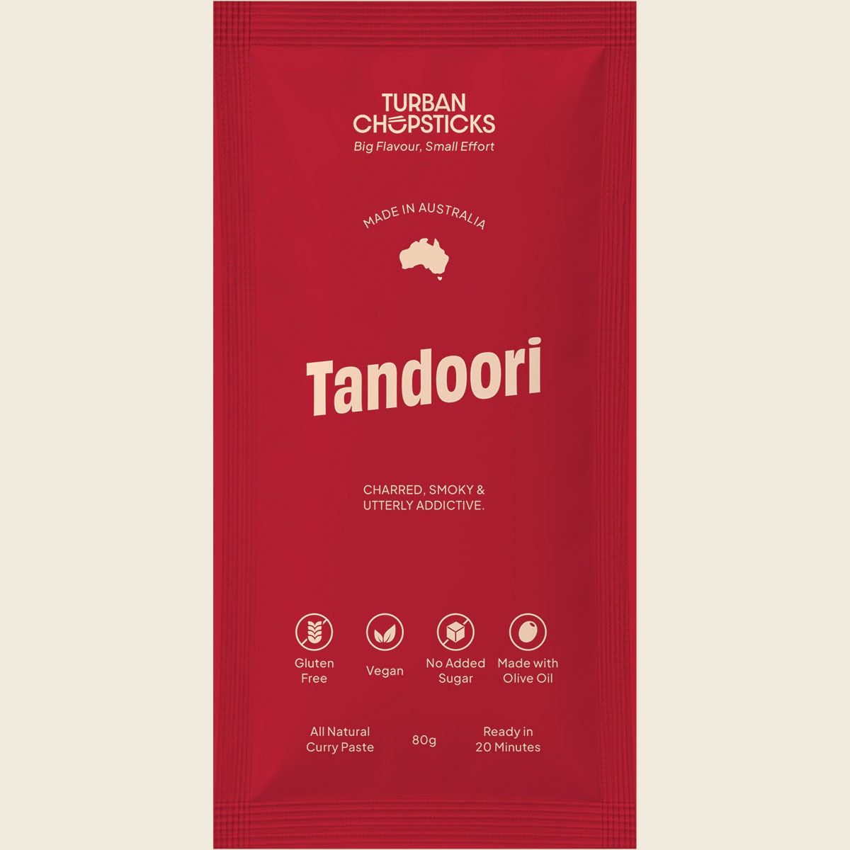 Turban Chopsticks Tandoori curry paste 80g additional product image