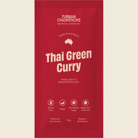 Turban Chopsticks Thai Green Curry paste 80g additional product image