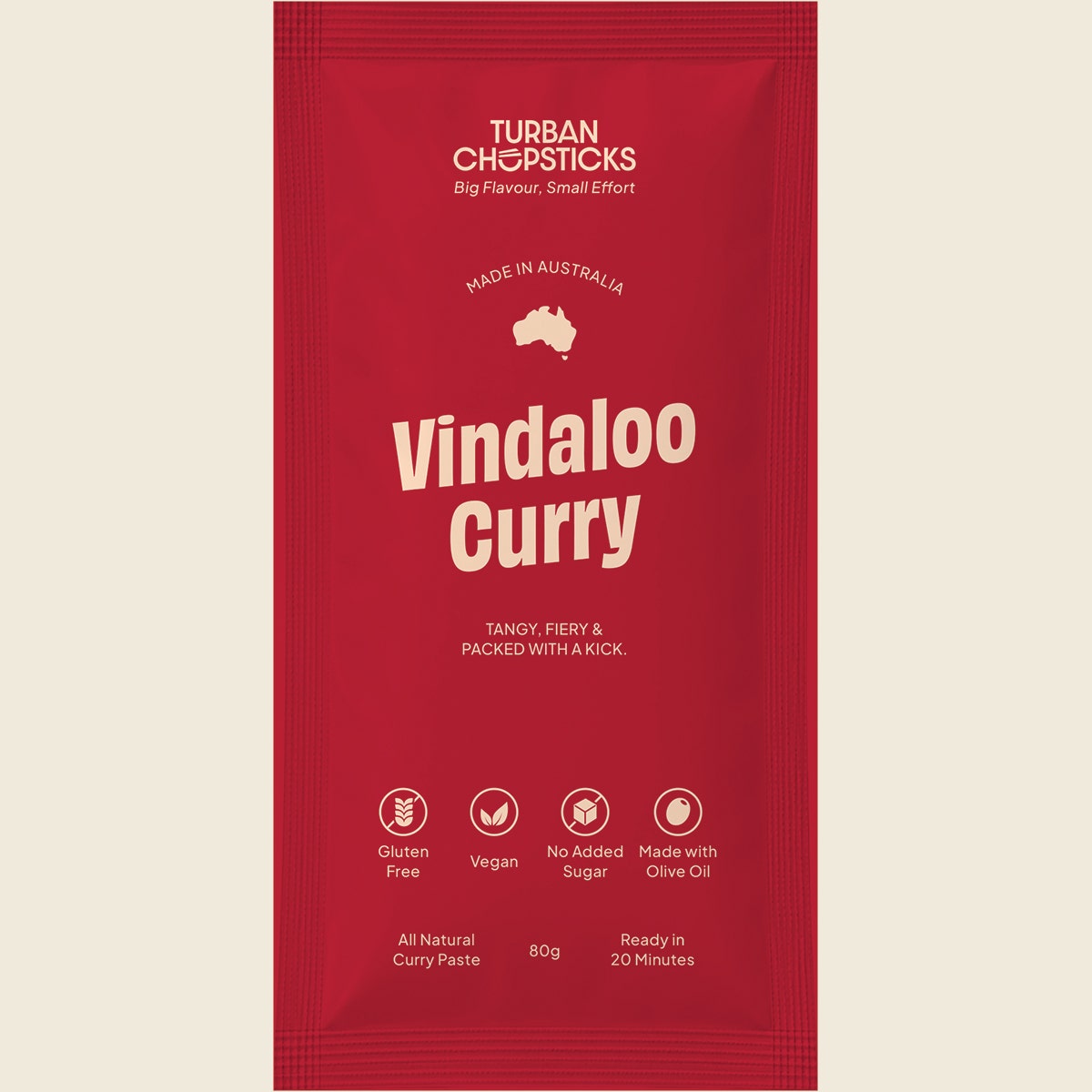 Turban Chopsticks Vindaloo Curry paste 80g additional product image