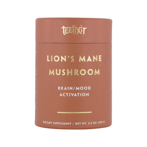 Teelixir Organic Lion's Mane Mushroom (Brain/Mood Activation)