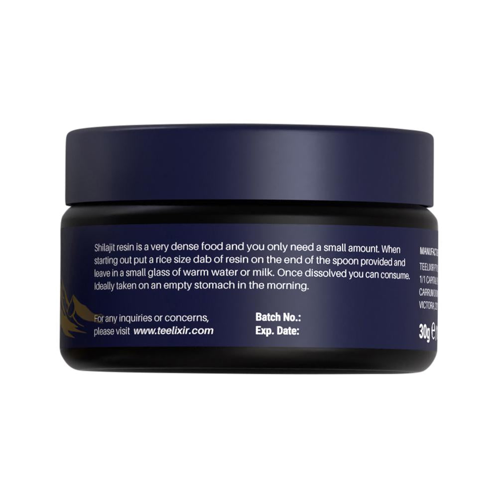 Teelixir Shilajit 30g back