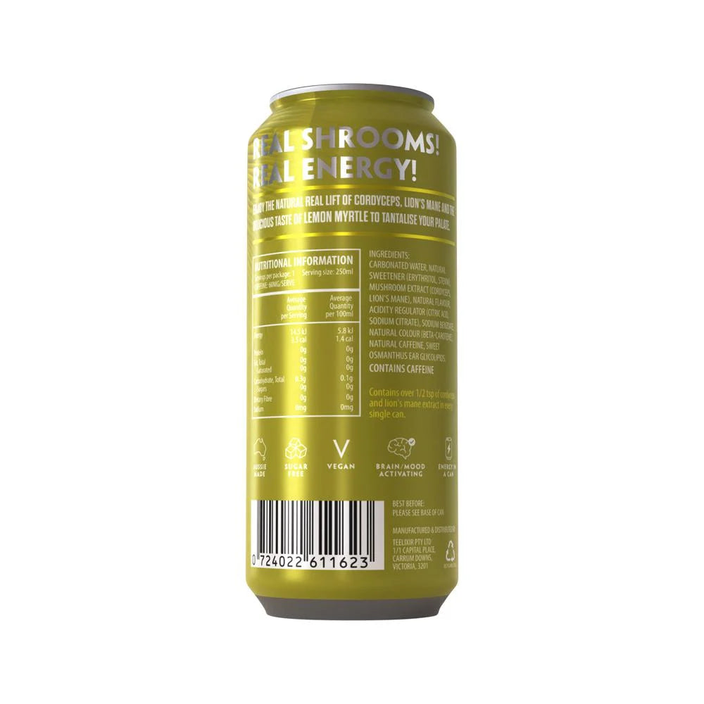 Teelixir Mushroom Elixir 250mL - Lemon Myrtle x 24