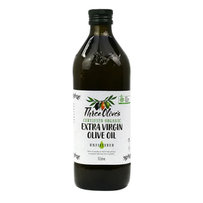 Three Olives Olive Oil 1L Certified Organic