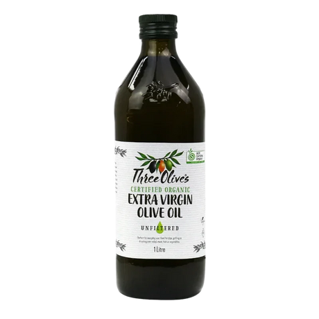 Three Olives Olive Oil 1L Certified Organic