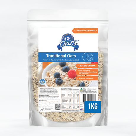 Gloriously Free Traditional Oats 1kg front