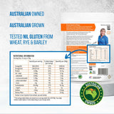 Gloriously Free Traditional Oats 500g nutritional information