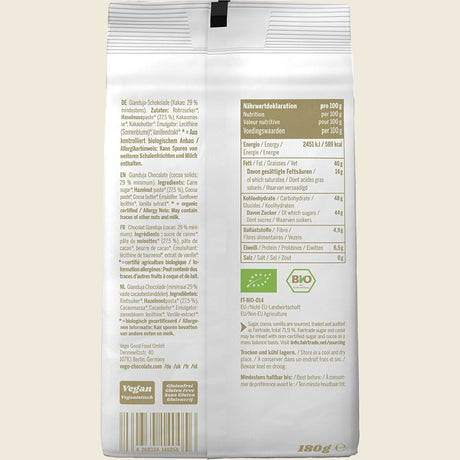 Vego Vegolino Fine Nougat Pralines 180g Back