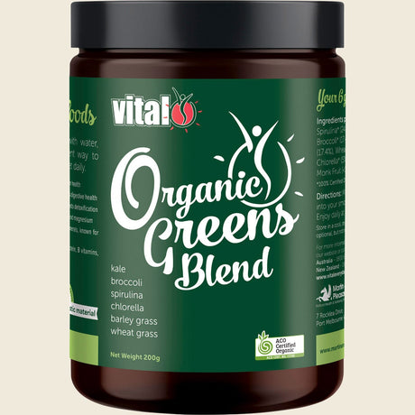 Vital Just Greens Superfoods Powder 200g front
