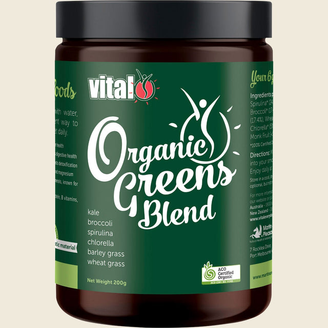 Vital Just Greens Superfoods Powder 200g front