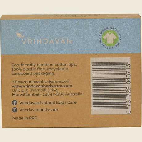 Vrindavan Organic Cotton Tips 200pcs