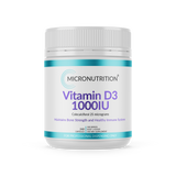 Micronutrition Vitamin D3 1000IU 240 Vege Caps Front