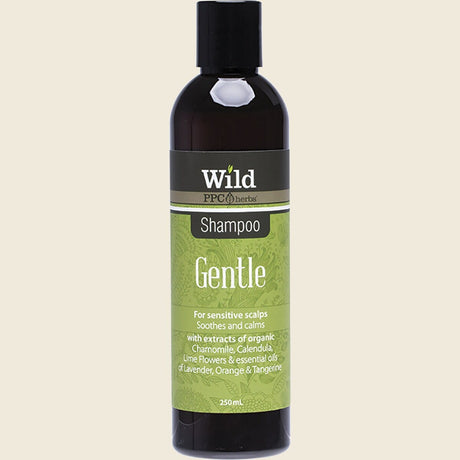 Wild Gentle Shampoo (Sensitive Scalps) 250ml front