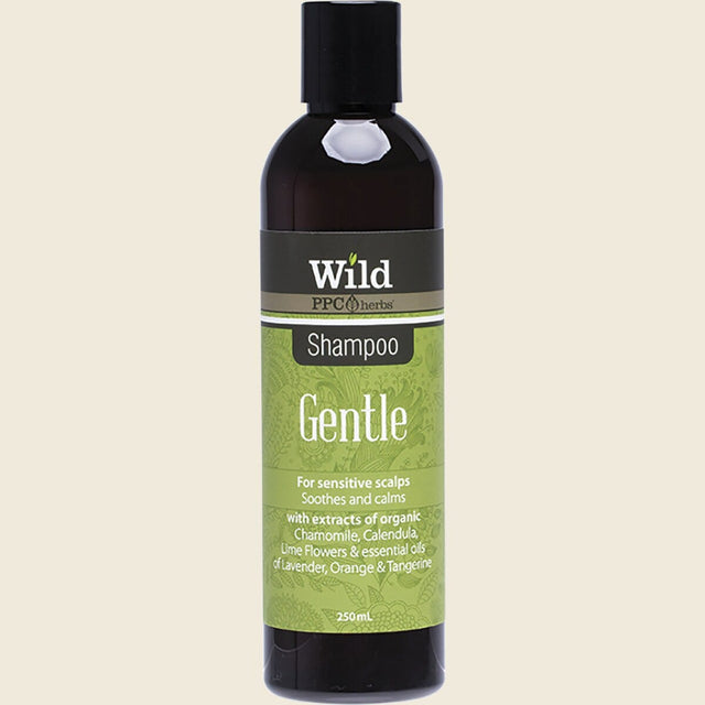 Wild Gentle Shampoo (Sensitive Scalps) 250ml front
