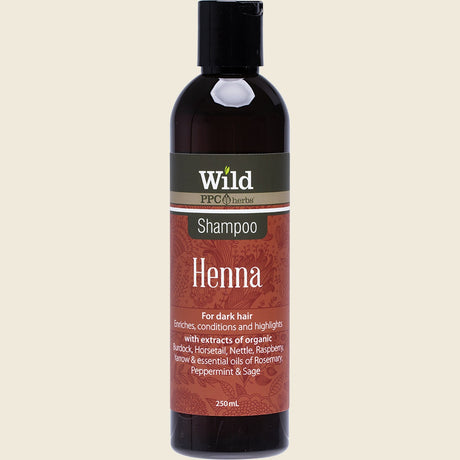 Wild Henna Shampoo (Dark Hair) 250ml front