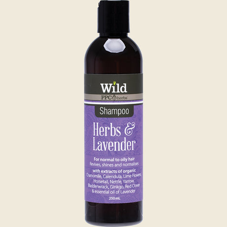 Wild Herbs & Lavender Shampoo (Normal to Oily) 250ml front