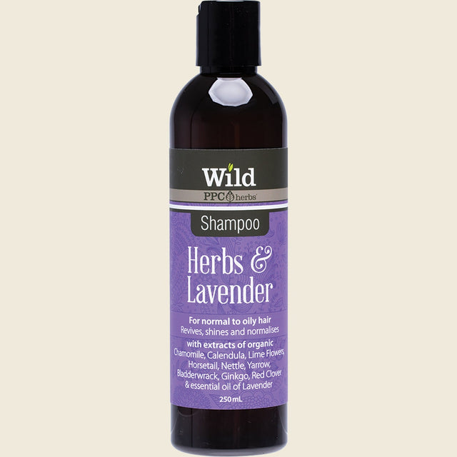 Wild Herbs & Lavender Shampoo (Normal to Oily) 250ml front
