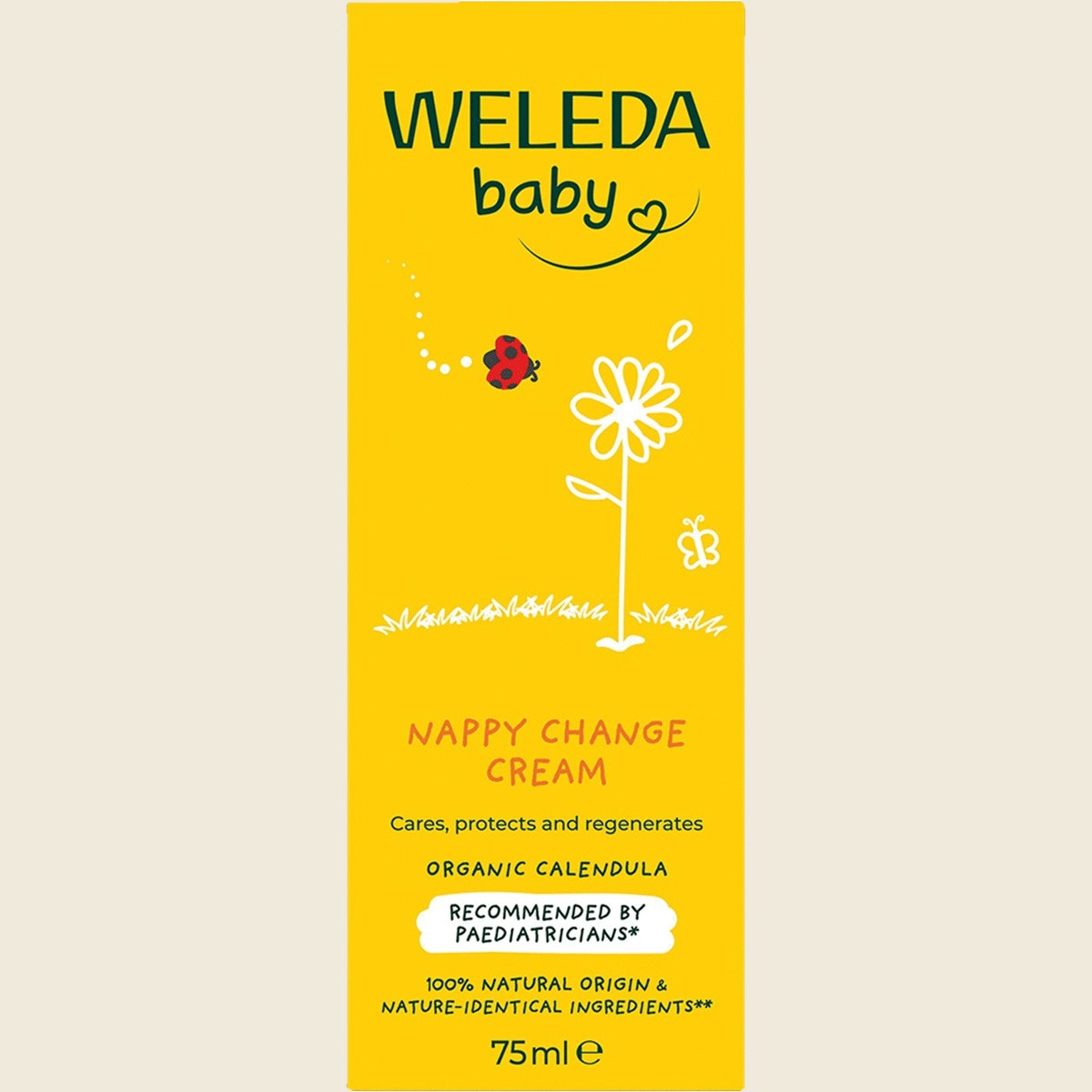 Weleda Calendula Nappy Change Cream 75ml box front