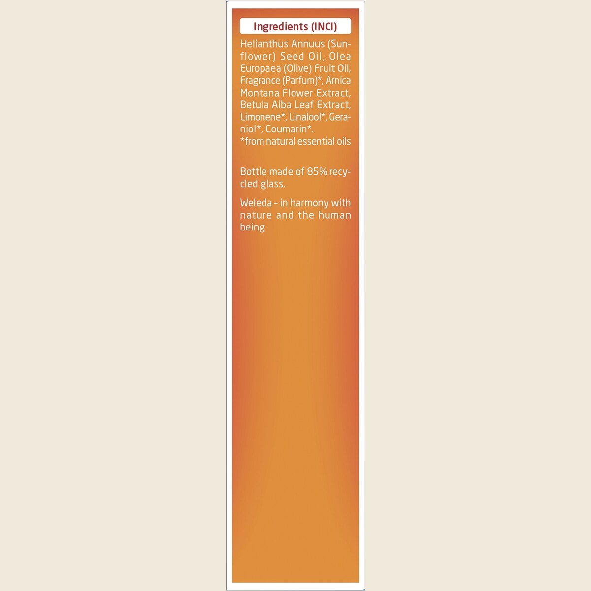 Weleda Arnica Massage Oil 100ml
