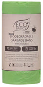 Eco Basics Biodegradable Garbage Bin Bags 12L – 20 Bags/Roll Front