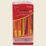 Nirvana Originals Erythritol 100% Natural Sticks 40 x 4g Side Left